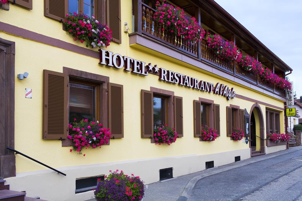 Hotel Restaurant A L'Aigle Wimmenau Esterno foto